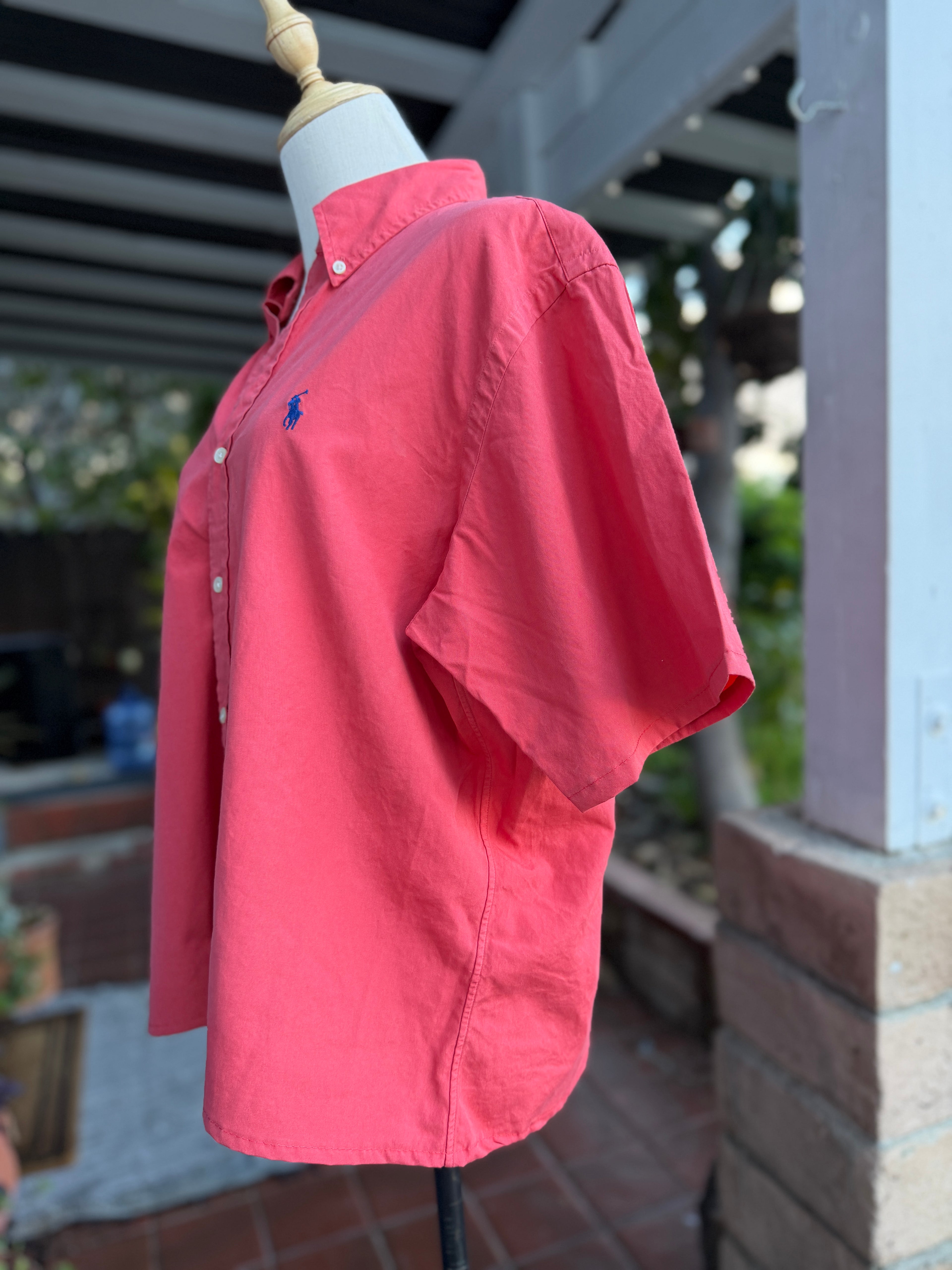 Reworked Unisex Boxy Button Down