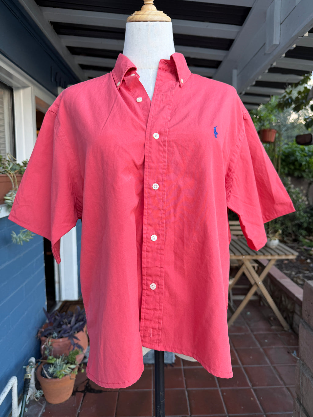 Reworked Unisex Boxy Button Down