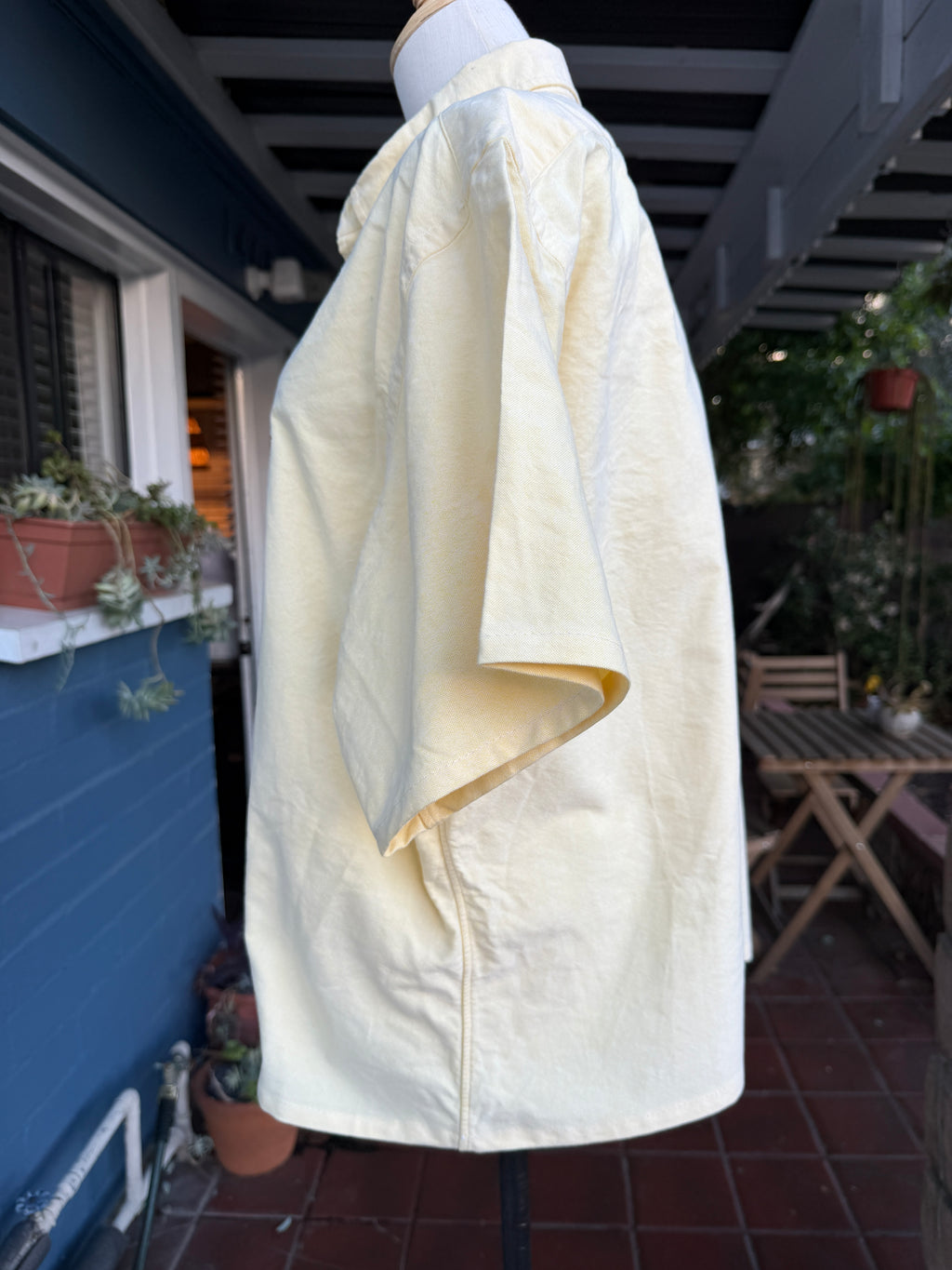Reworked Unisex Boxy Button Down