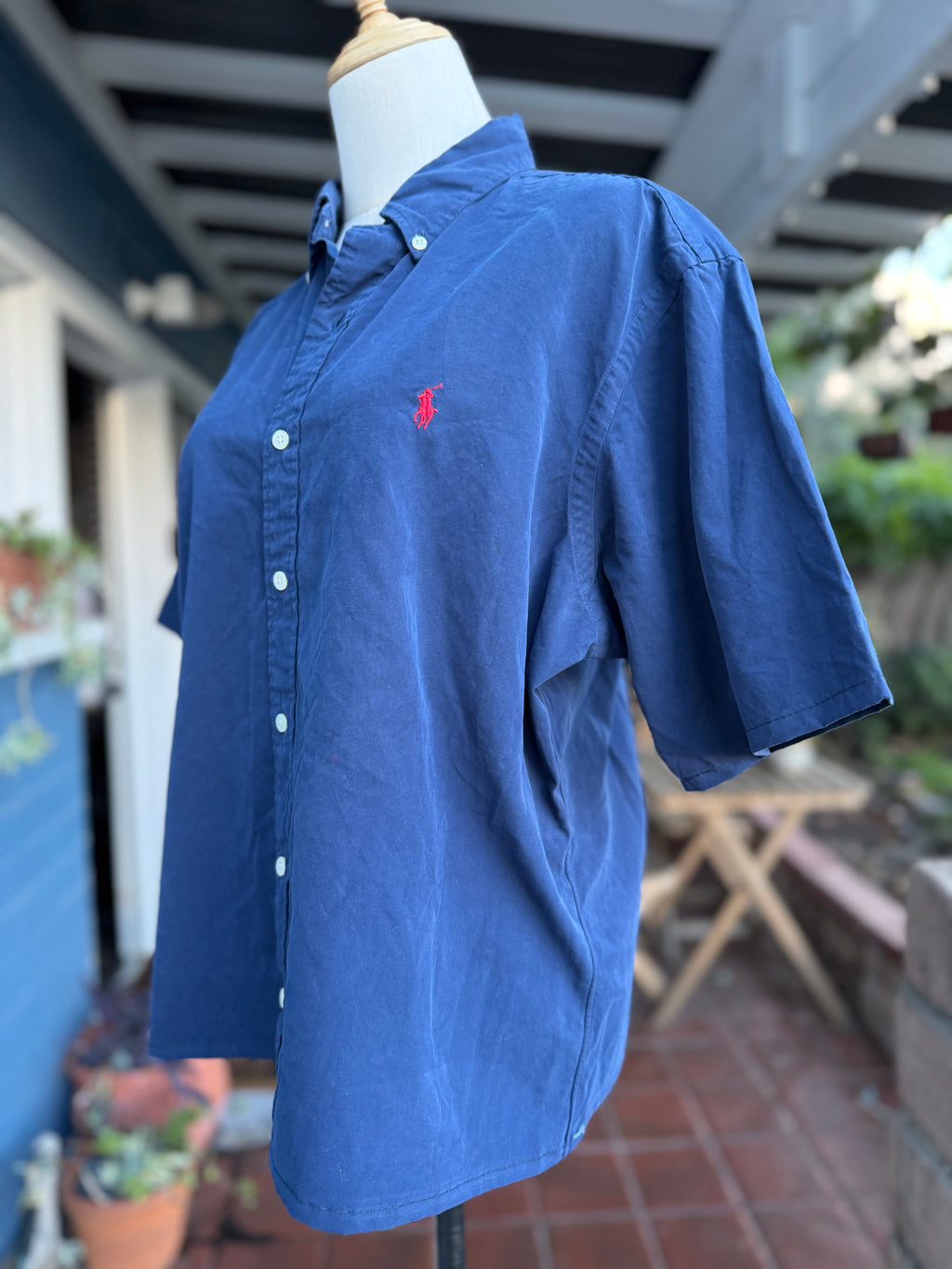 Reworked Unisex Boxy Button Down