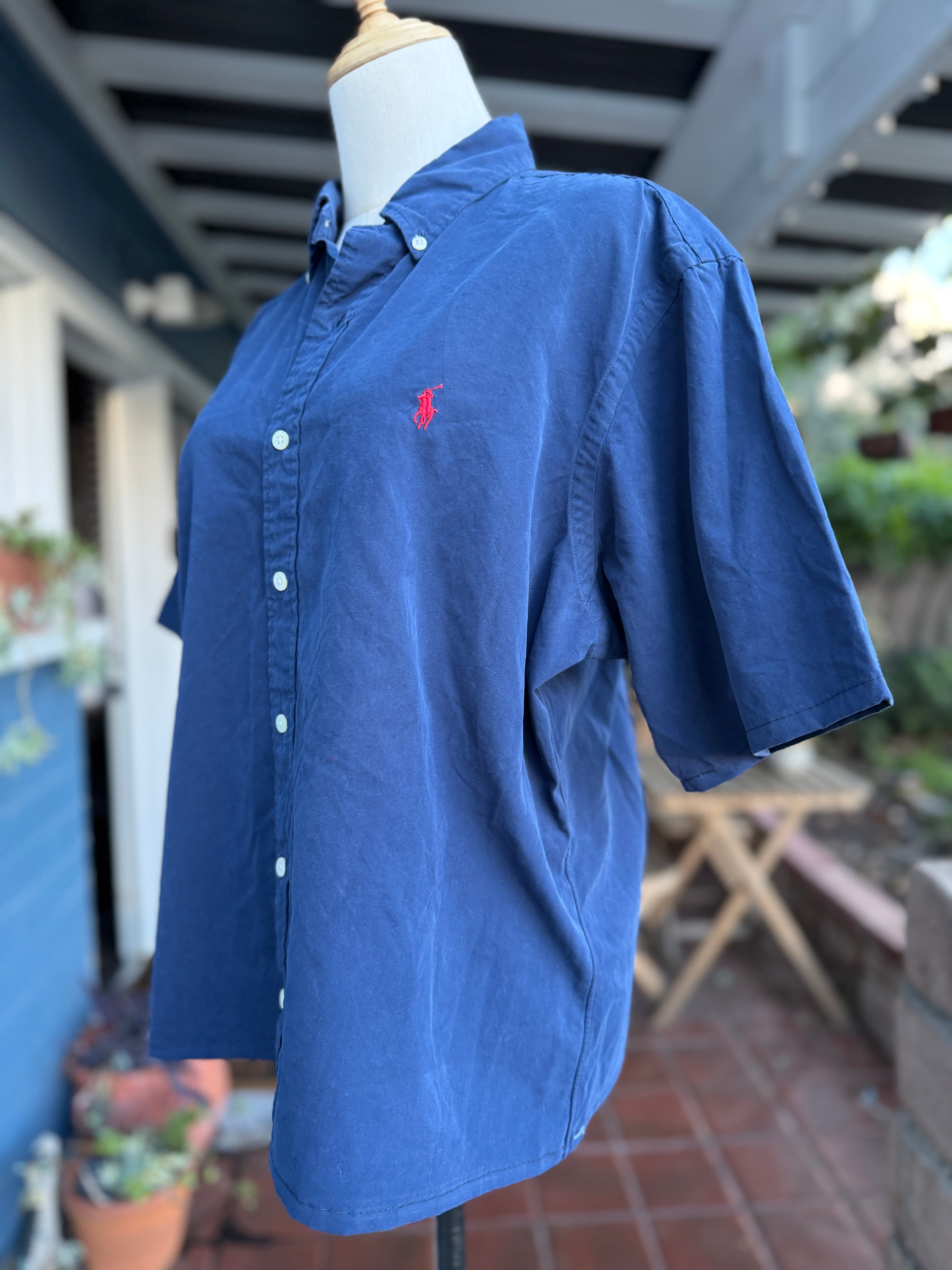 Reworked Unisex Boxy Button Down