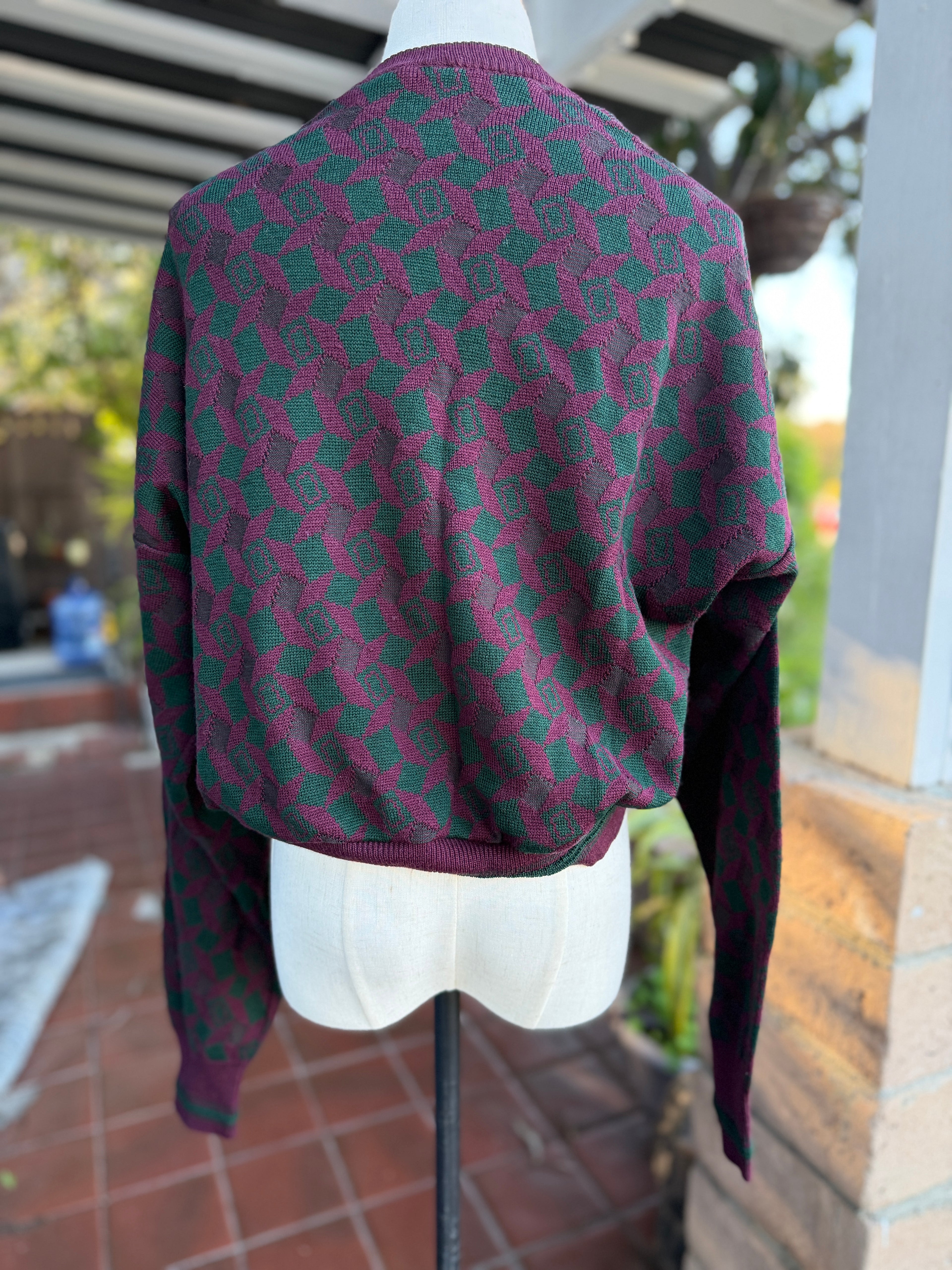 Reworked Vintage Cropped Sweater