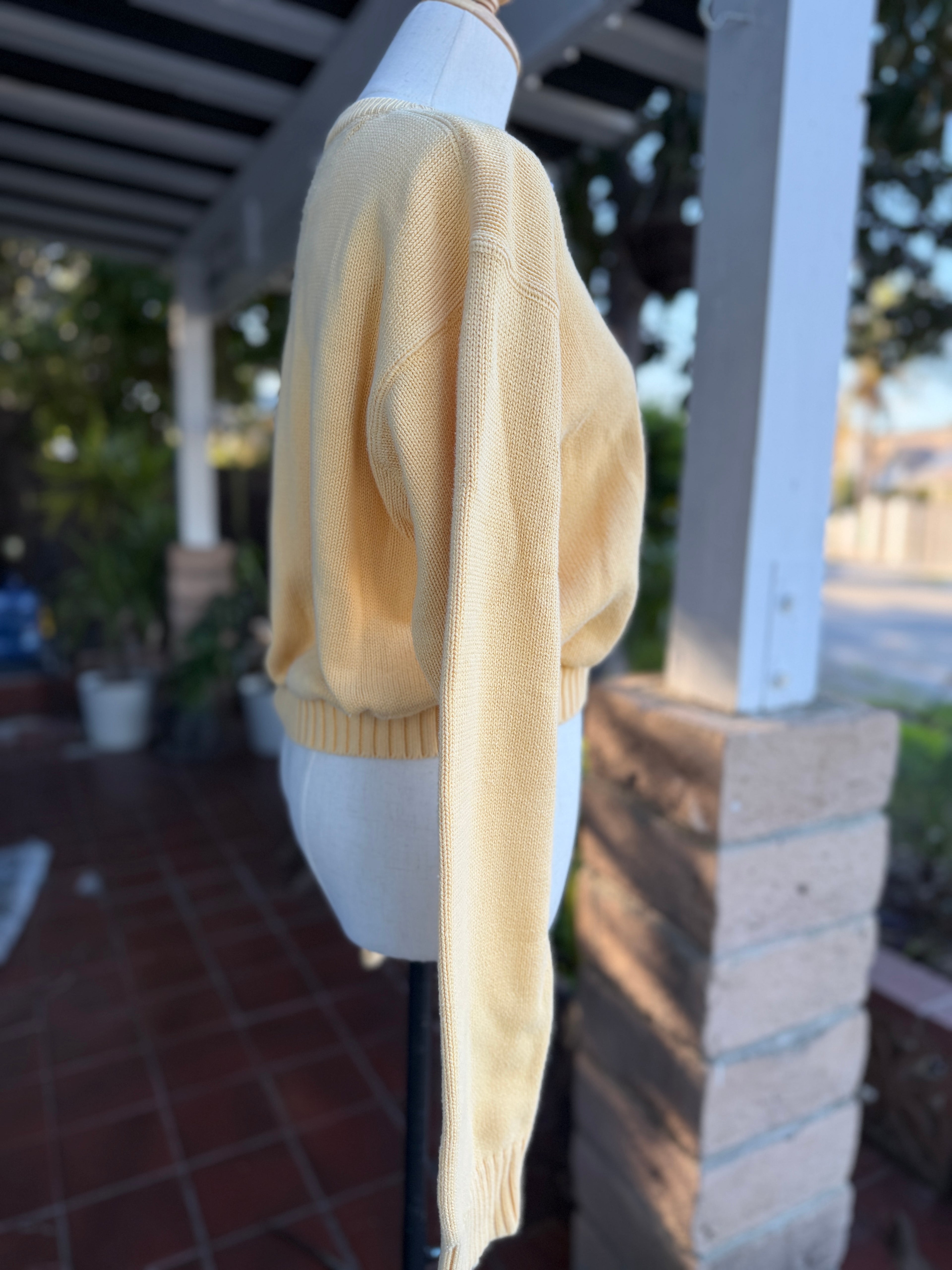 Reworked Vintage Cropped Sweater