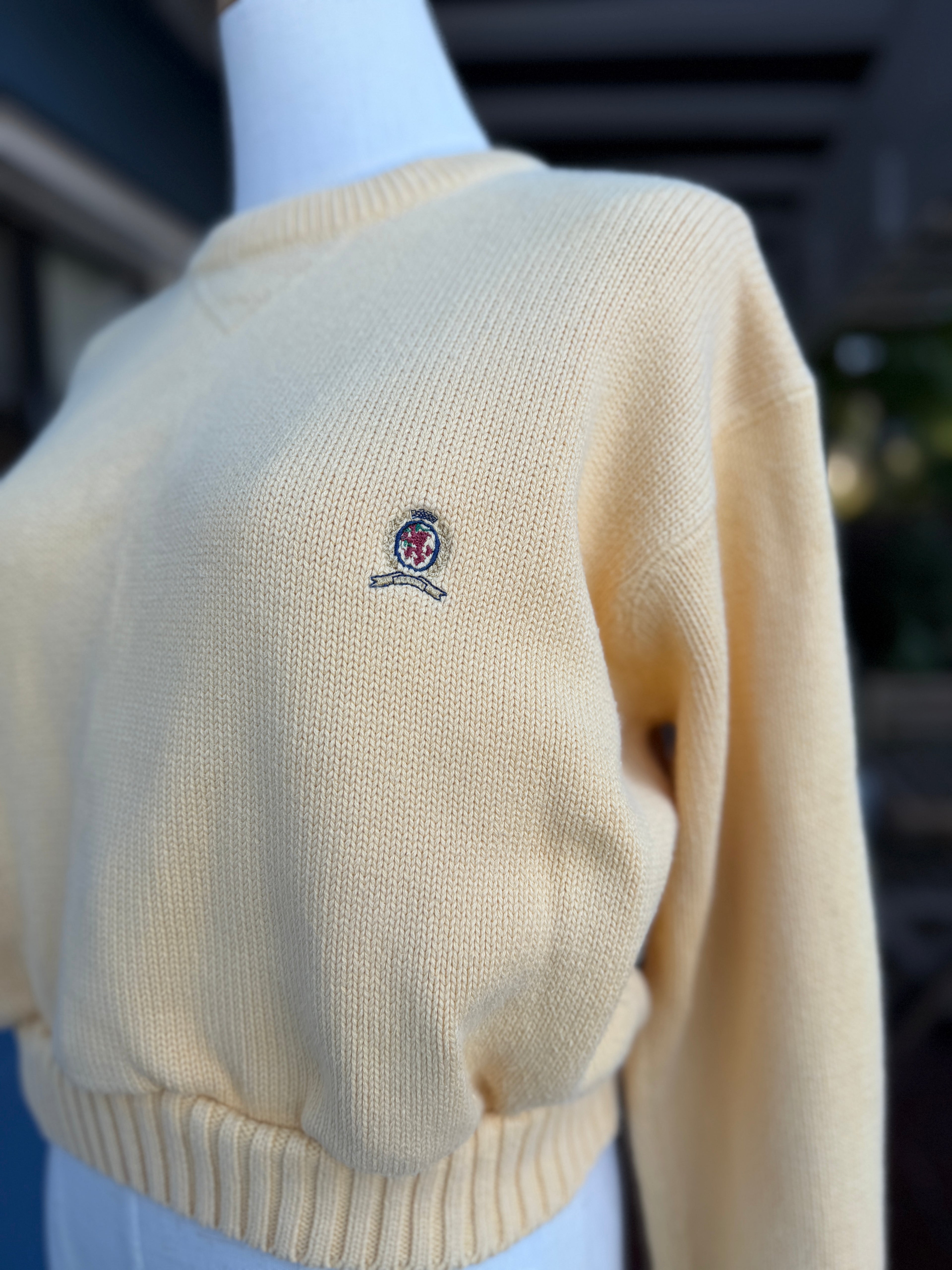 Reworked Vintage Cropped Sweater