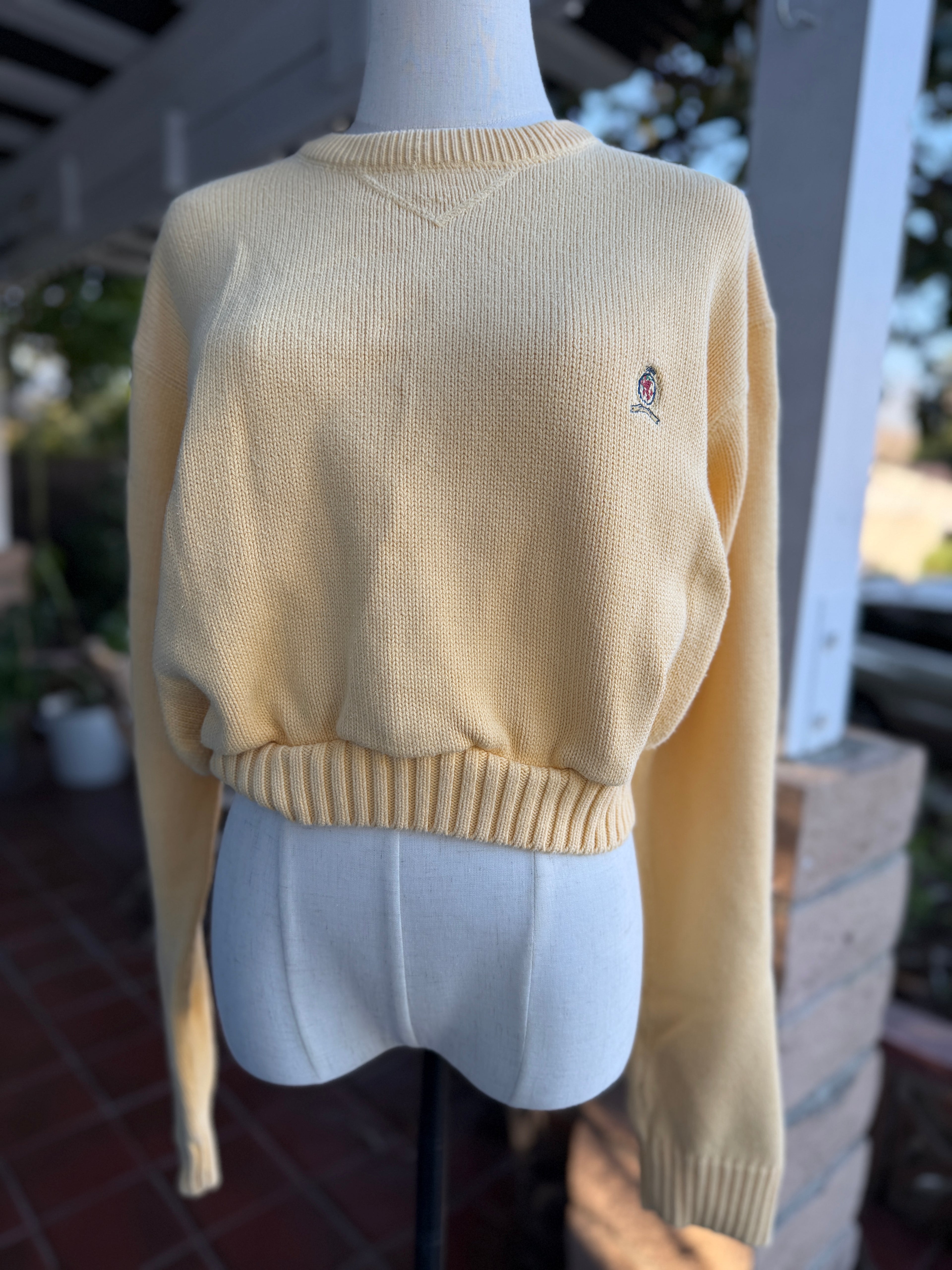 Reworked Vintage Cropped Sweater
