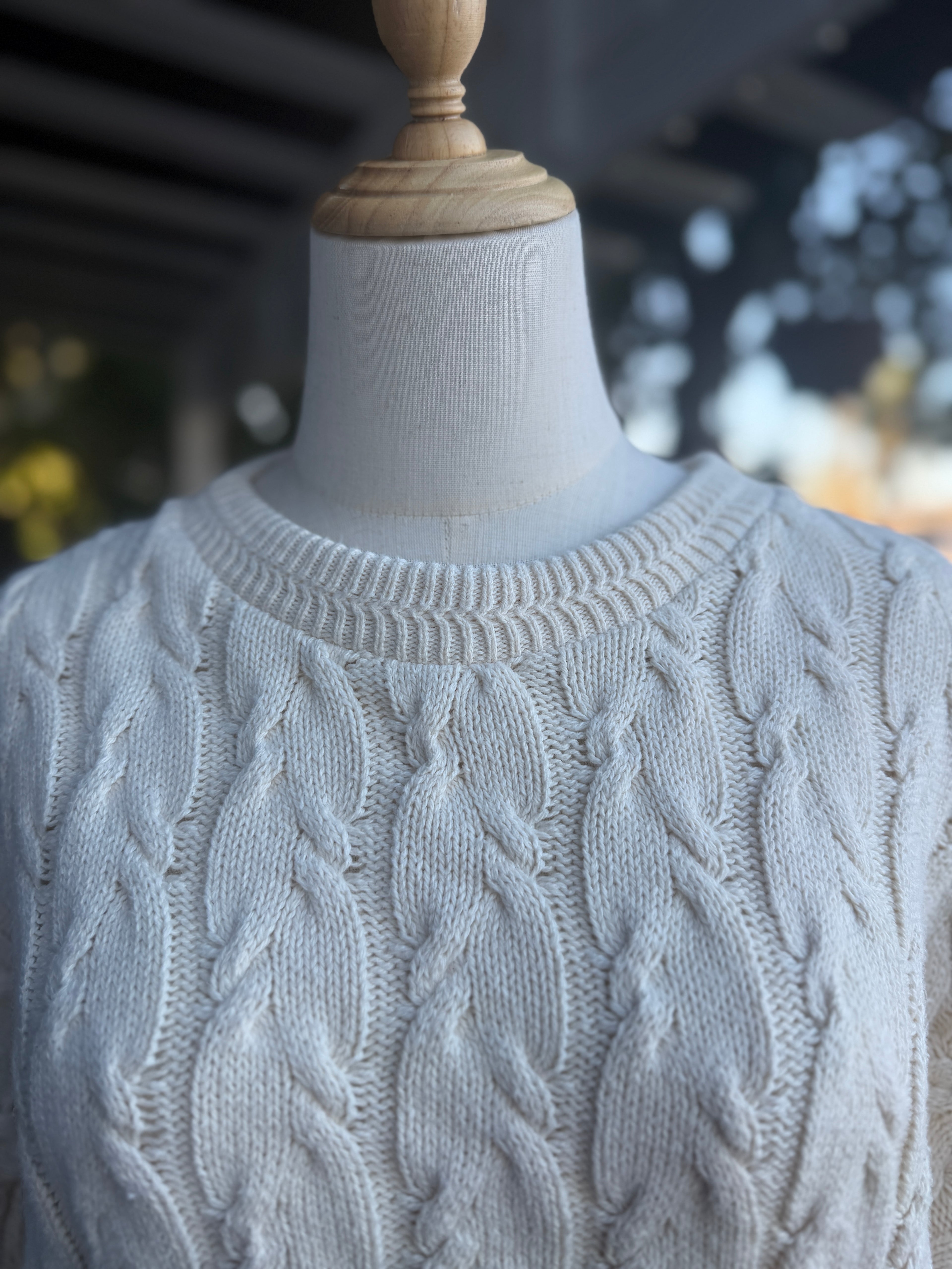 Reworked Vintage Cropped Sweater