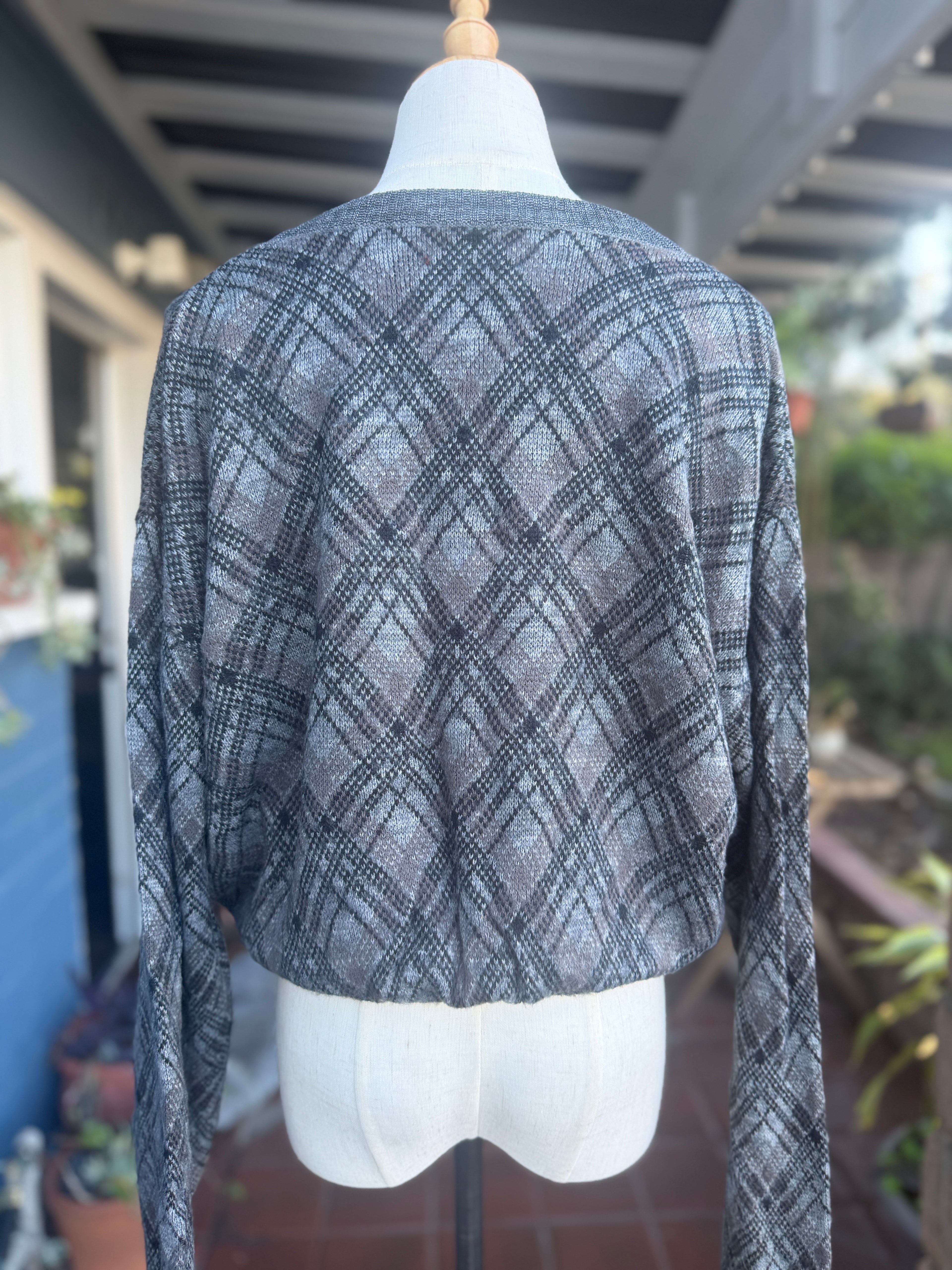 Reworked Vintage Cropped Sweater