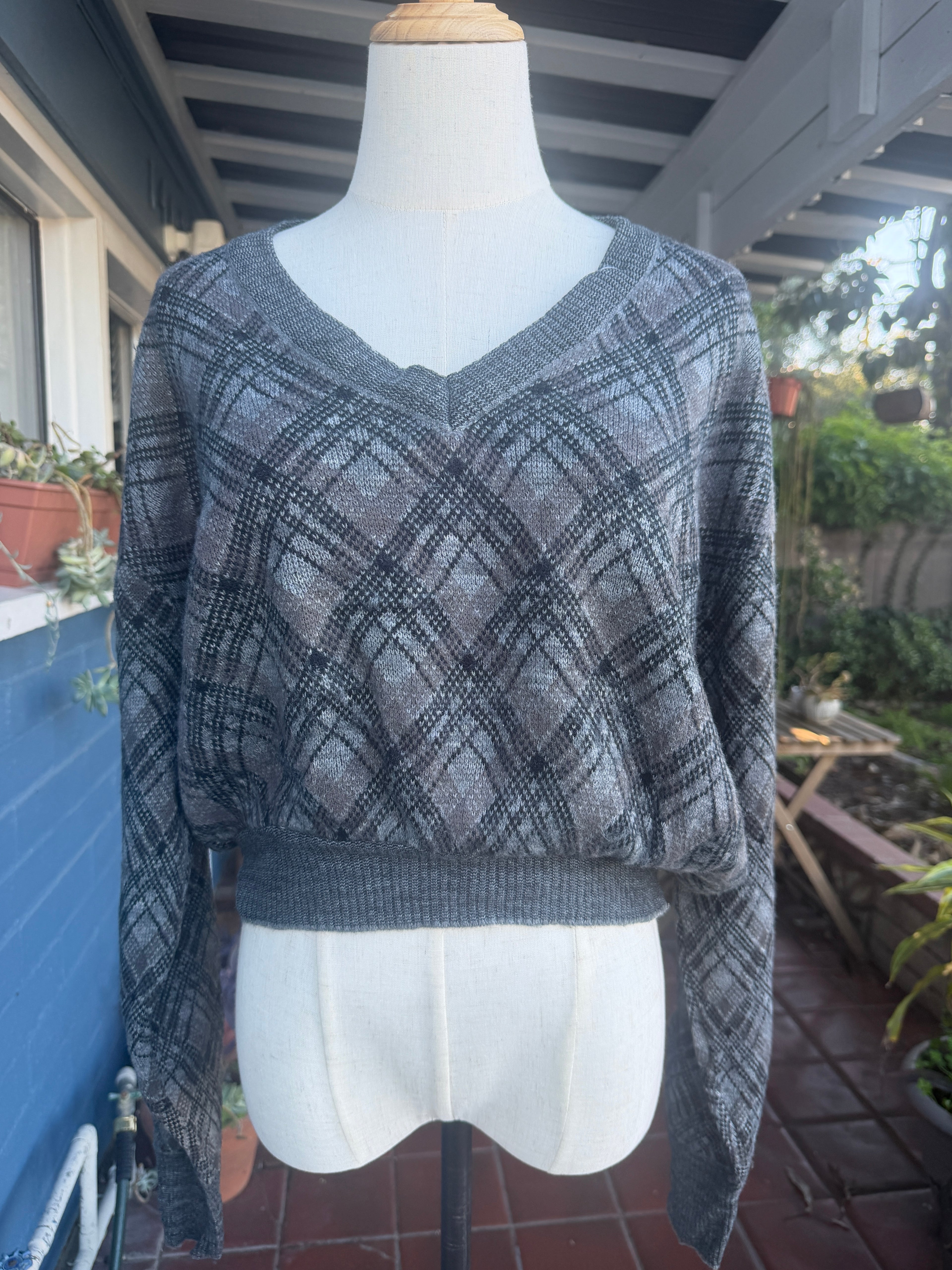 Reworked Vintage Cropped Sweater